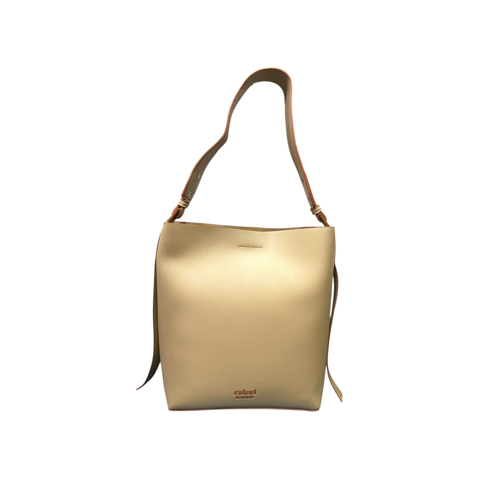 Bolsa Feminina Colcci Bucket Minimal Média Bege