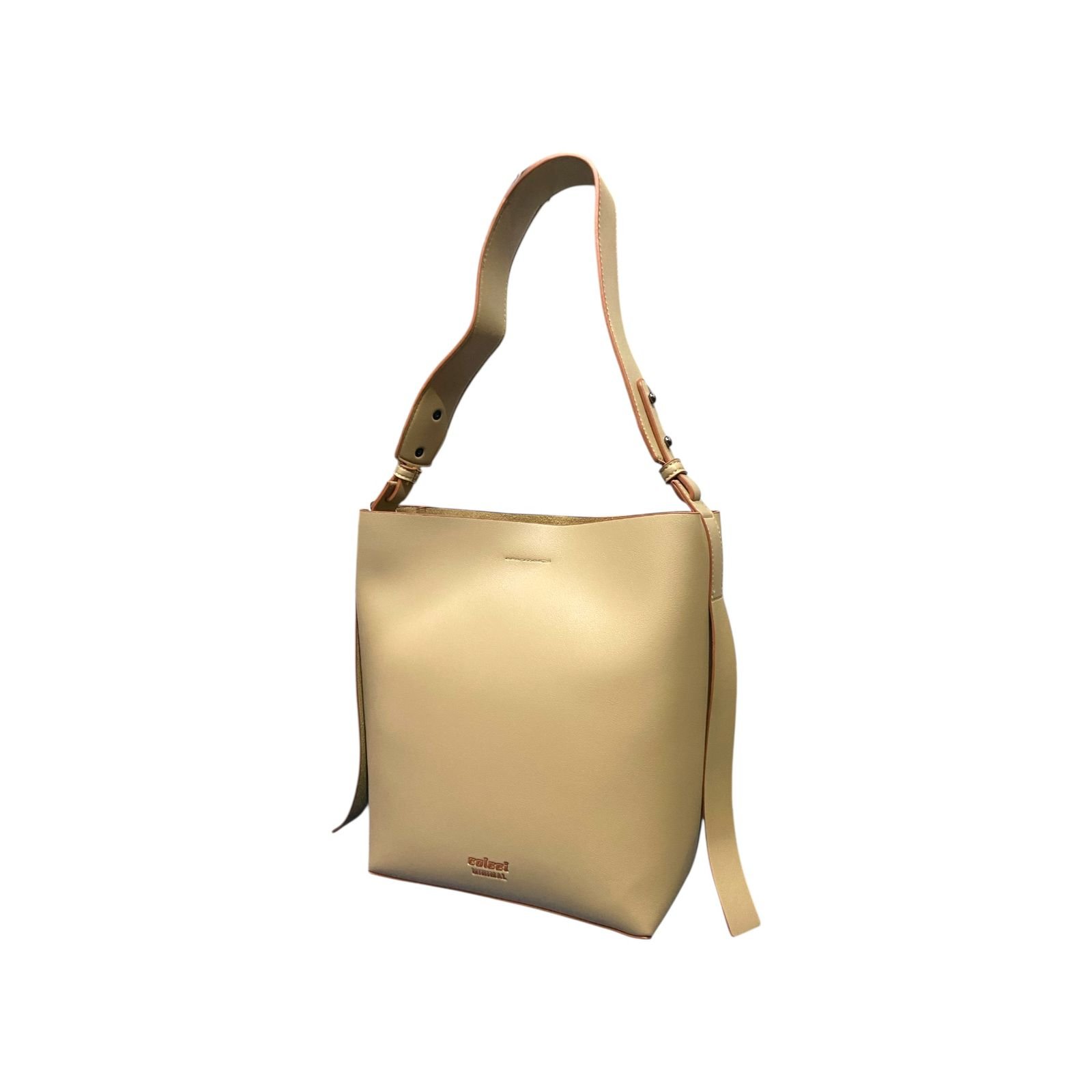 Bolsa Feminina Colcci Bucket Minimal Média Bege Bege 2