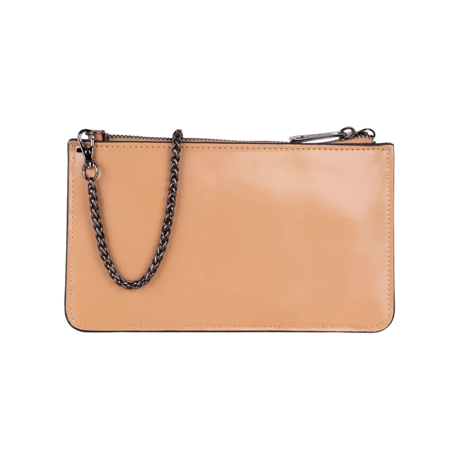 Bolsa Feminina Colcci Flat Basic Alça Corrente Pequena Bege Bege 3