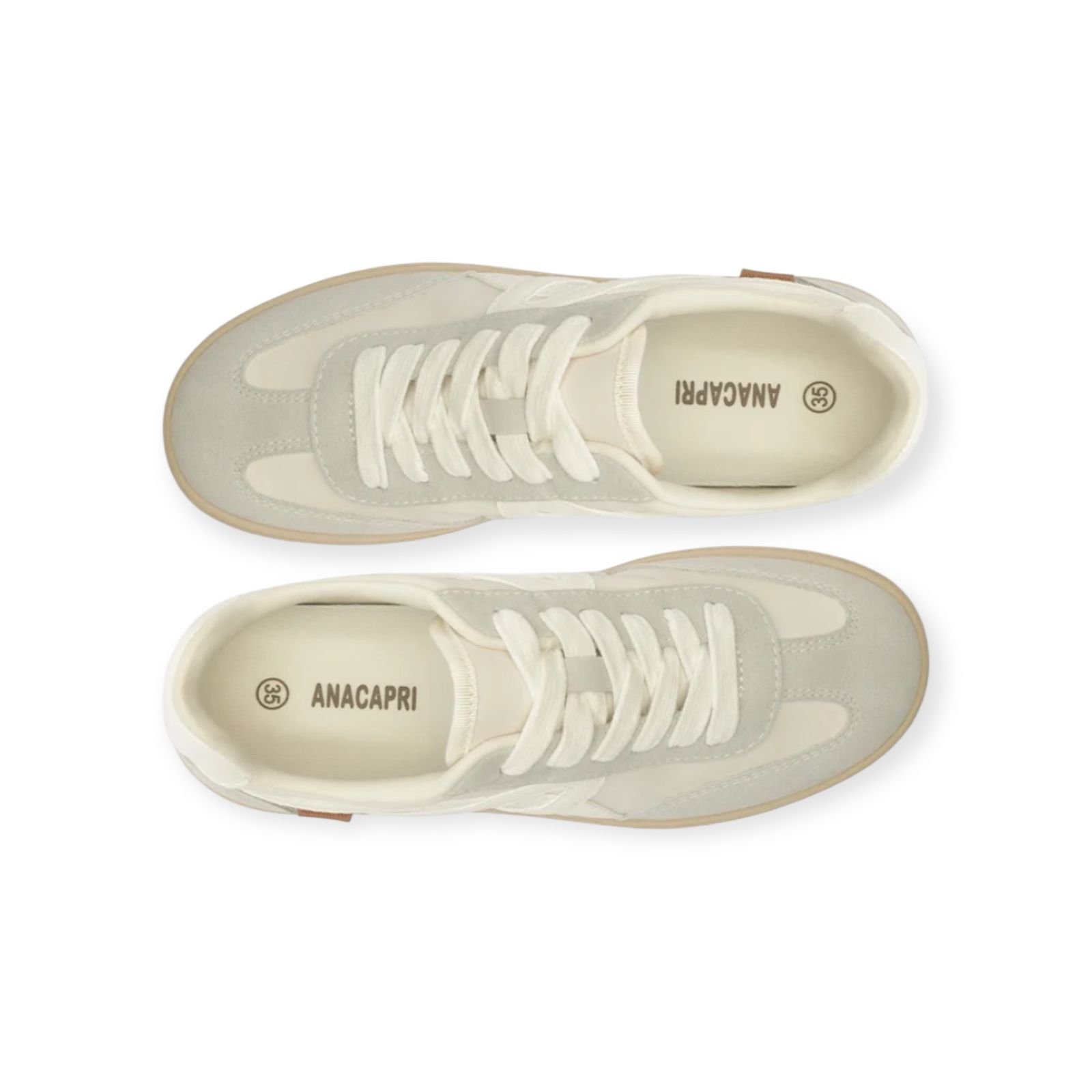 Tênis Feminino Anacapri Casual Luli Creme Bege 5