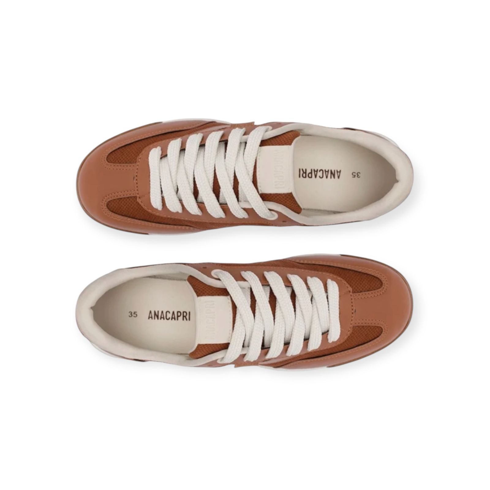Tênis Feminino Anacapri Flatform Retro-A Marrom Marrom 4