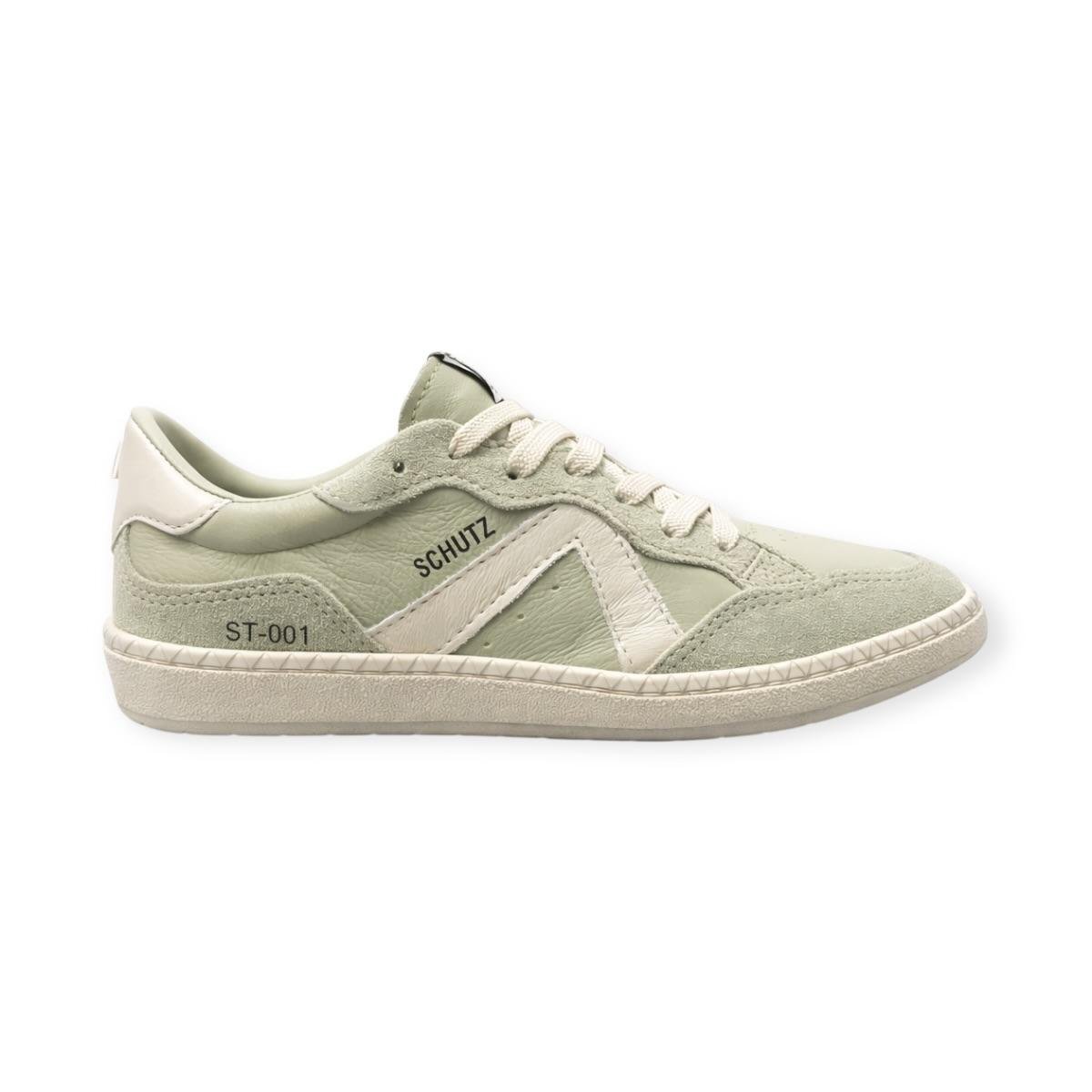 Tenis Feminino Schutz ST 001 Casual Couro Verde