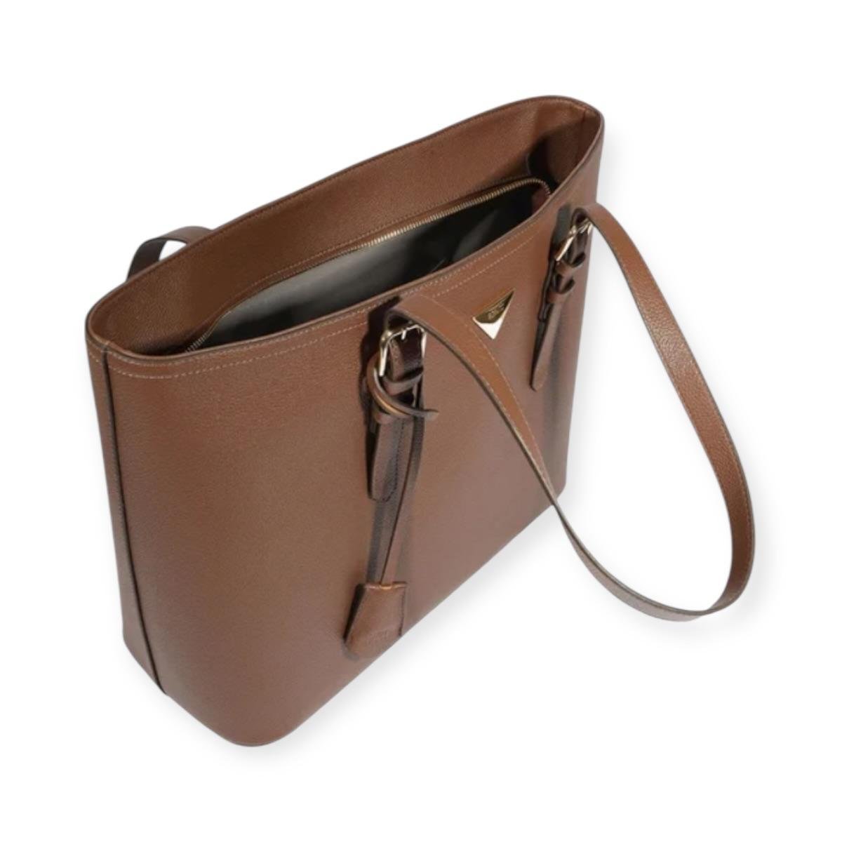 Bolsa Feminina Schutz Shopping De Ombro Liesse Grande Marrom Marrom 3
