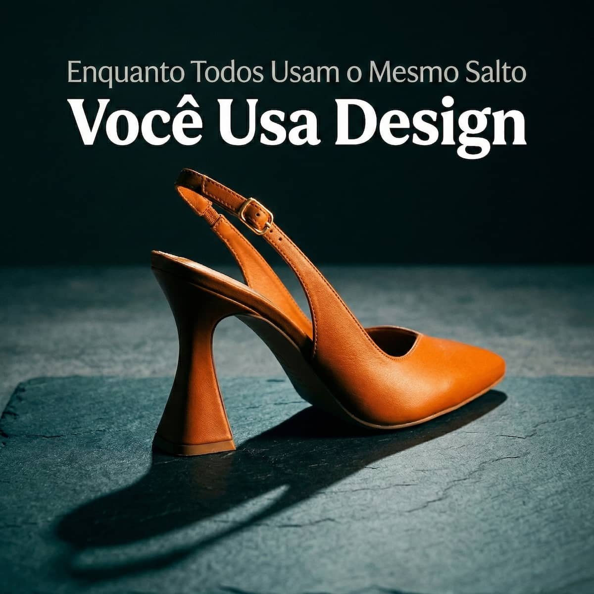 Scarpin Slingback Feminino Arezzo Couro Salto Alto Flare A1403300020007 Marrom Marrom 3