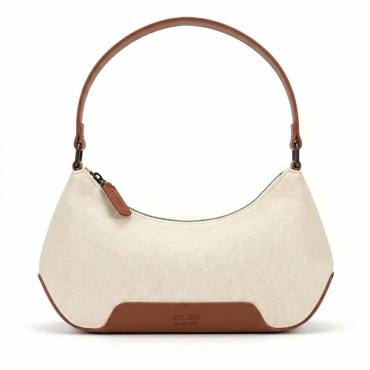 Bolsa Feminina Colcci Canvas Meia Lua Ombro Colcci Since 1986 090.01.12340.20 Creme
