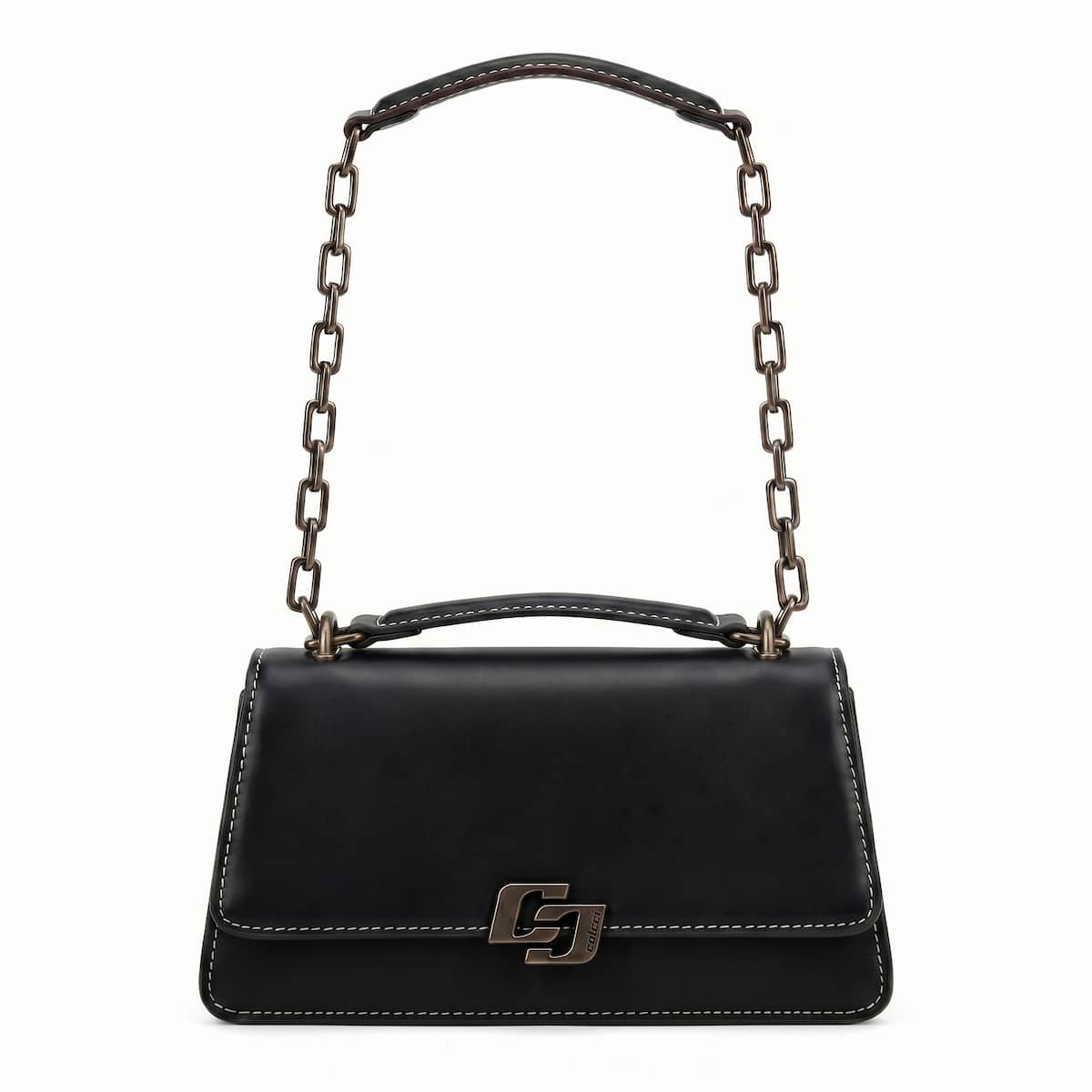 Bolsa Feminina Colcci Iconic Corrente Grafite Transversal 090.01.12353.1 Preto