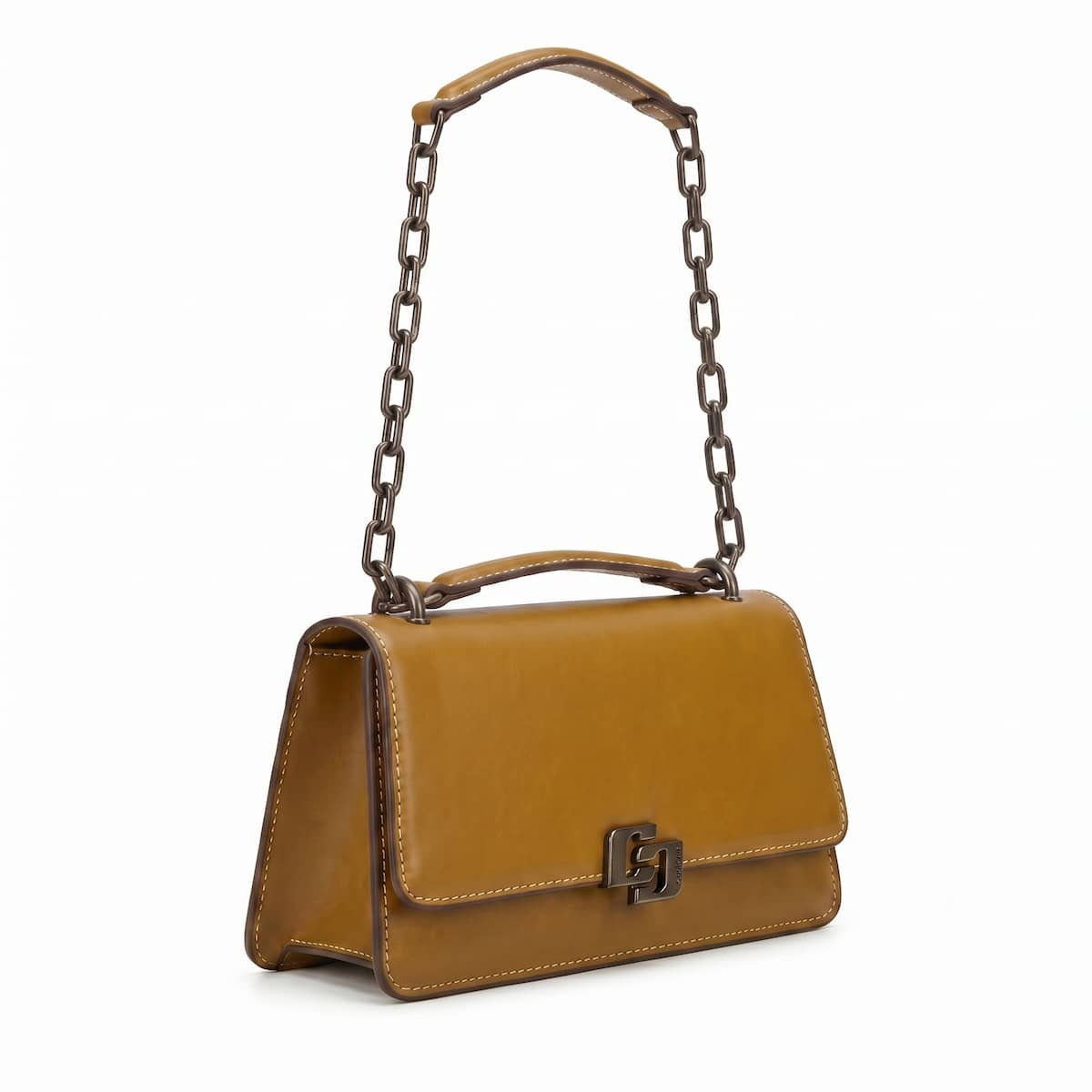Bolsa Feminina Colcci Iconic Corrente Grafite Transversal 090.01.12353.19 Caramelo Caramelo 2