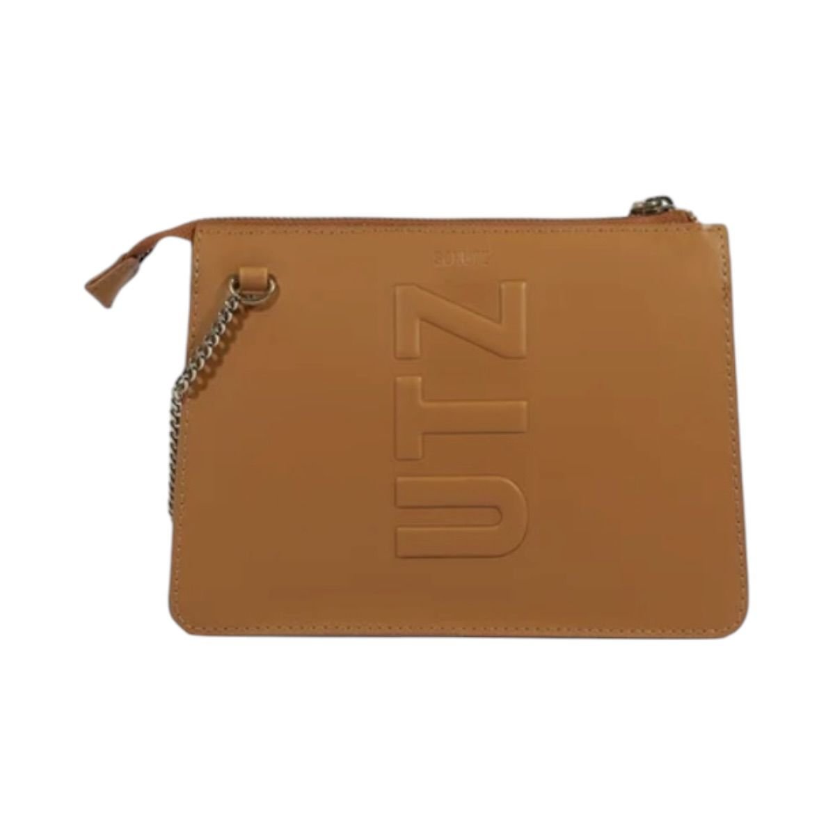 Bolsa Feminina Schutz Pequena Logo Embossado Alça Corrente S5001503910076 Caramelo Caramelo 4