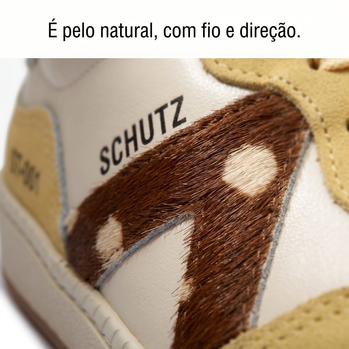 Tênis Schutz Feminino ST-001 Triangle Couro Nobuck S2185300010171 Amarelo Amarelo 4