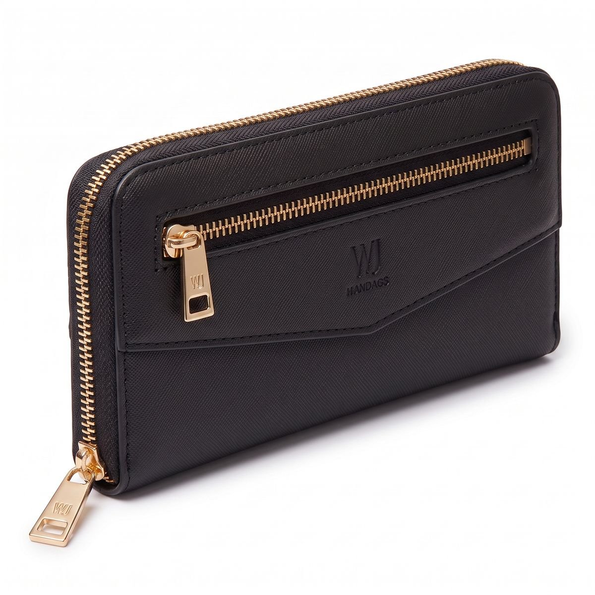Carteira WJ Handbags Feminina Grande 30675 Preto 2
