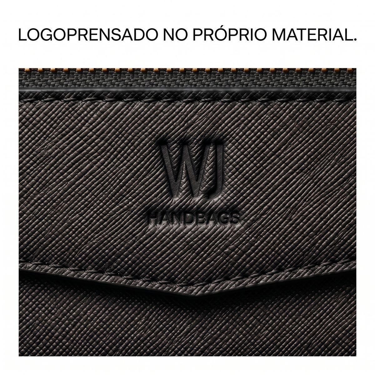 Carteira WJ Handbags Feminina Grande 30675 Preto 4