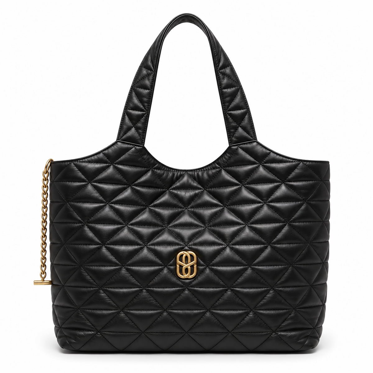 Bolsa Schutz Feminina Couro Matelassê Grande Tote S5001020890004 Preto