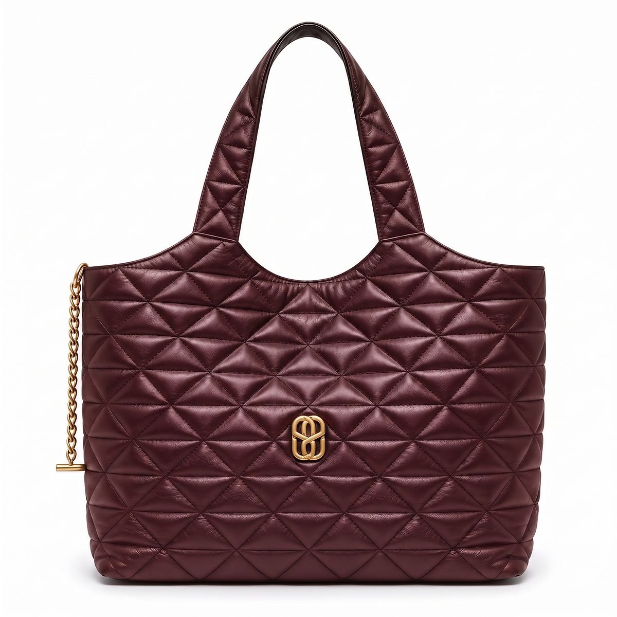 Bolsa Schutz Feminina Couro Matelassê Grande Tote S5001020890006 Vinho