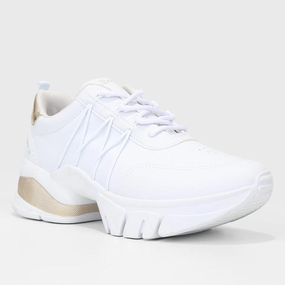 Tênis Ramarim Sneaker Chunky Colors Feminino Branco 3