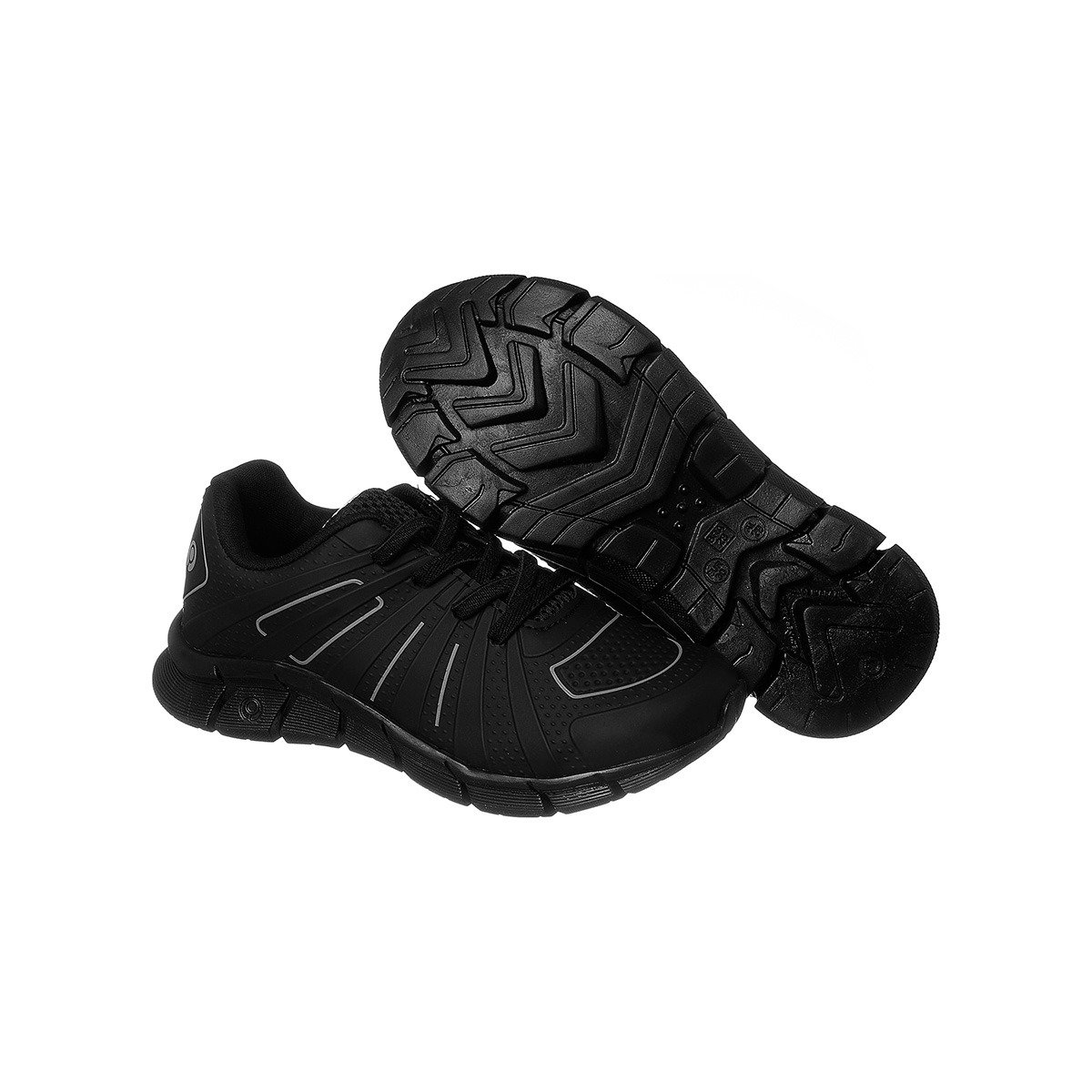 Tênis Infantil Masculino Ortopé Flex Run Calce Fácil Preto e Branco Preto 4