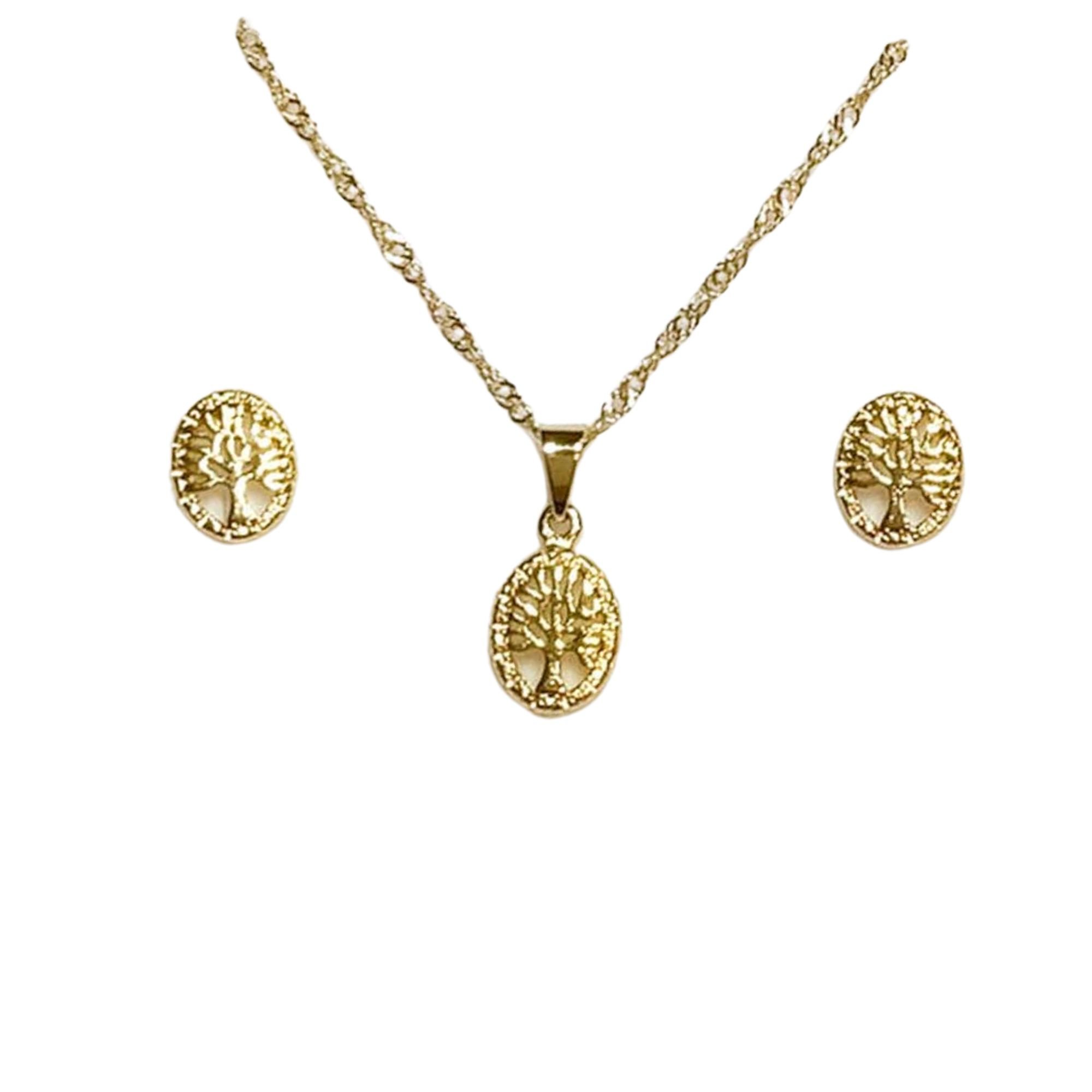 Conjunto Banhado em Ouro 18k Dourado 1