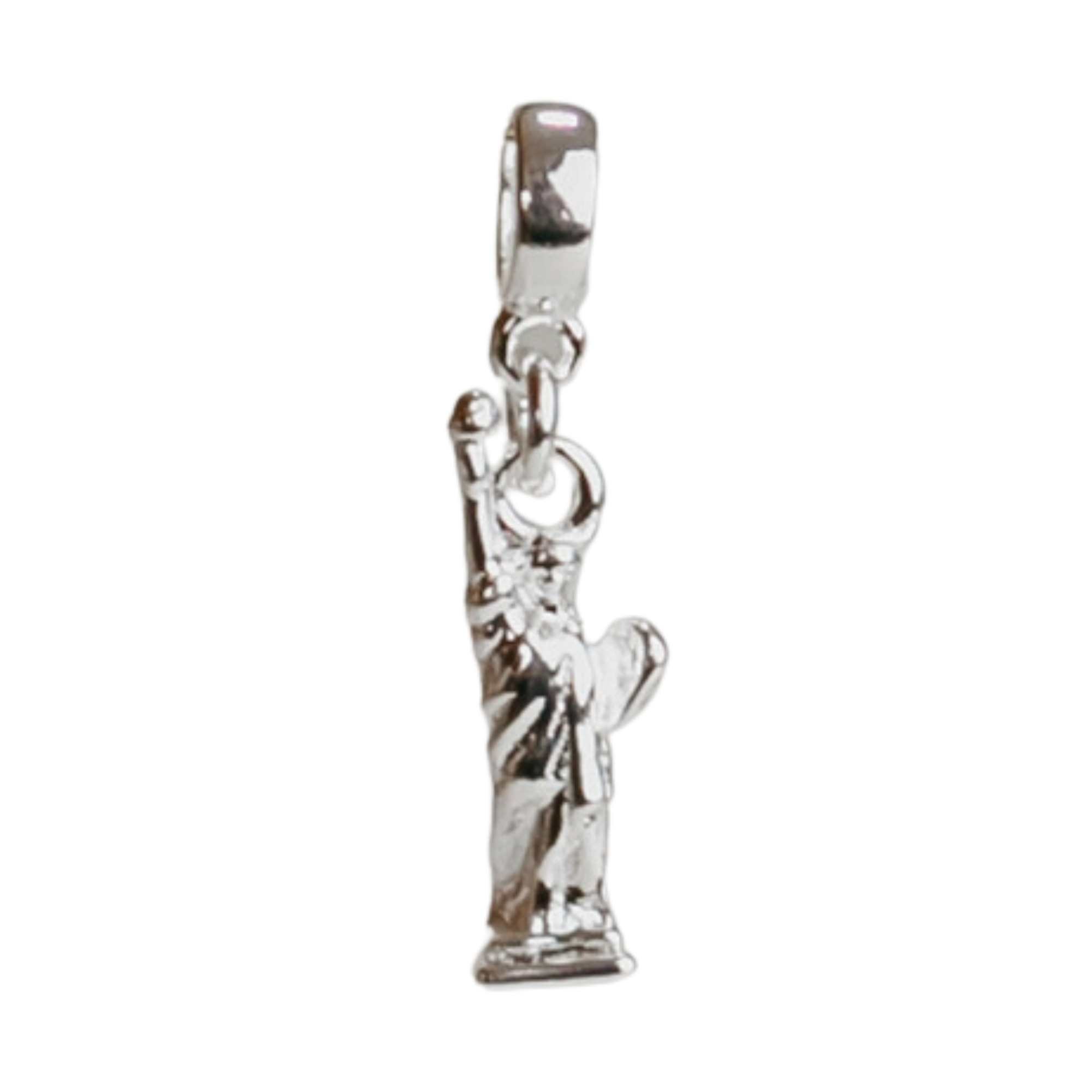 Berloque Estátua da Liberdade - Banhado em Ouro 18k Prata 2