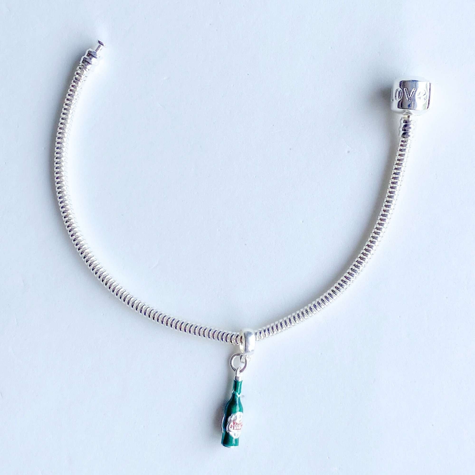 Berloque  Garrafa Prata 2