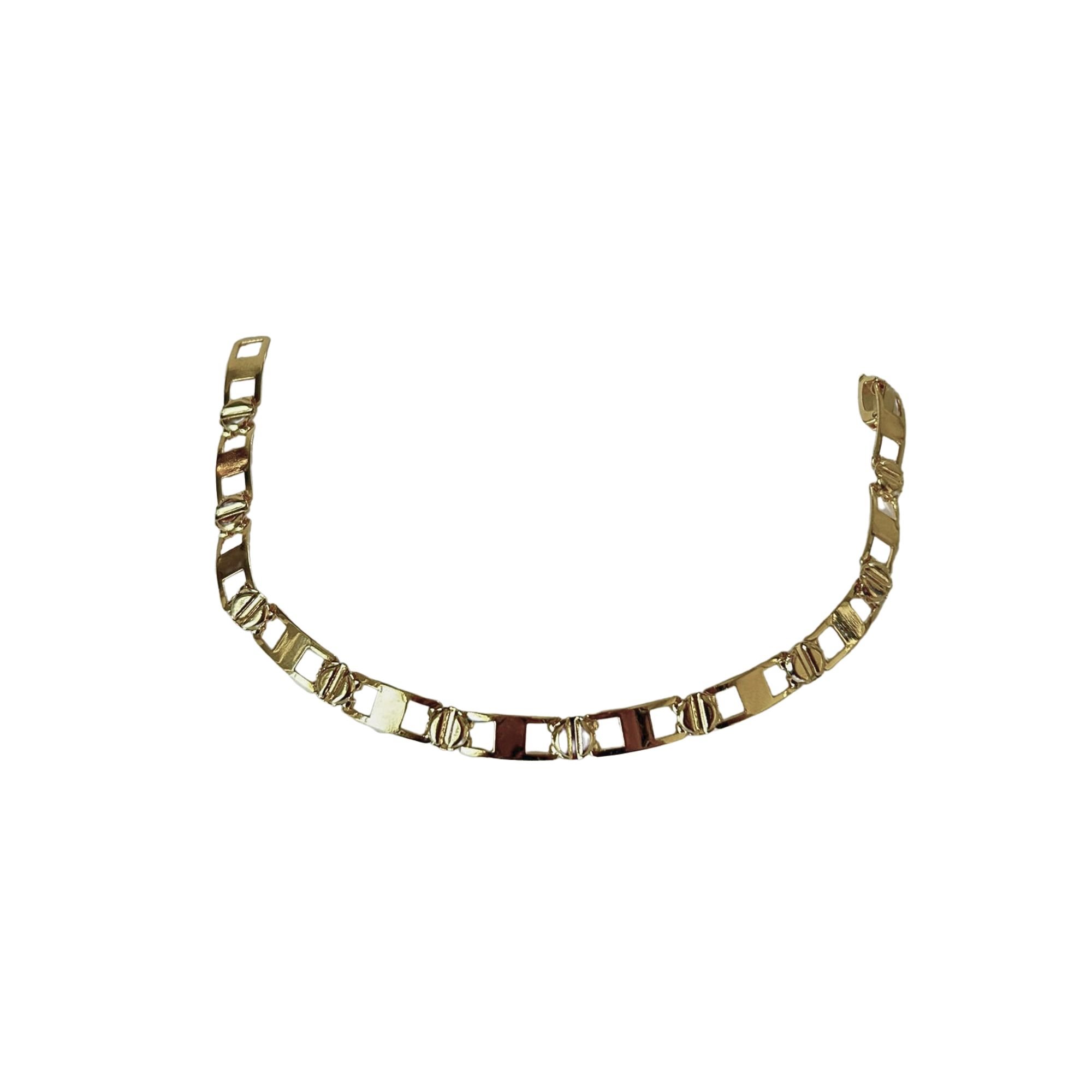 Pulseira Masculina - Banhada em Ouro 18k