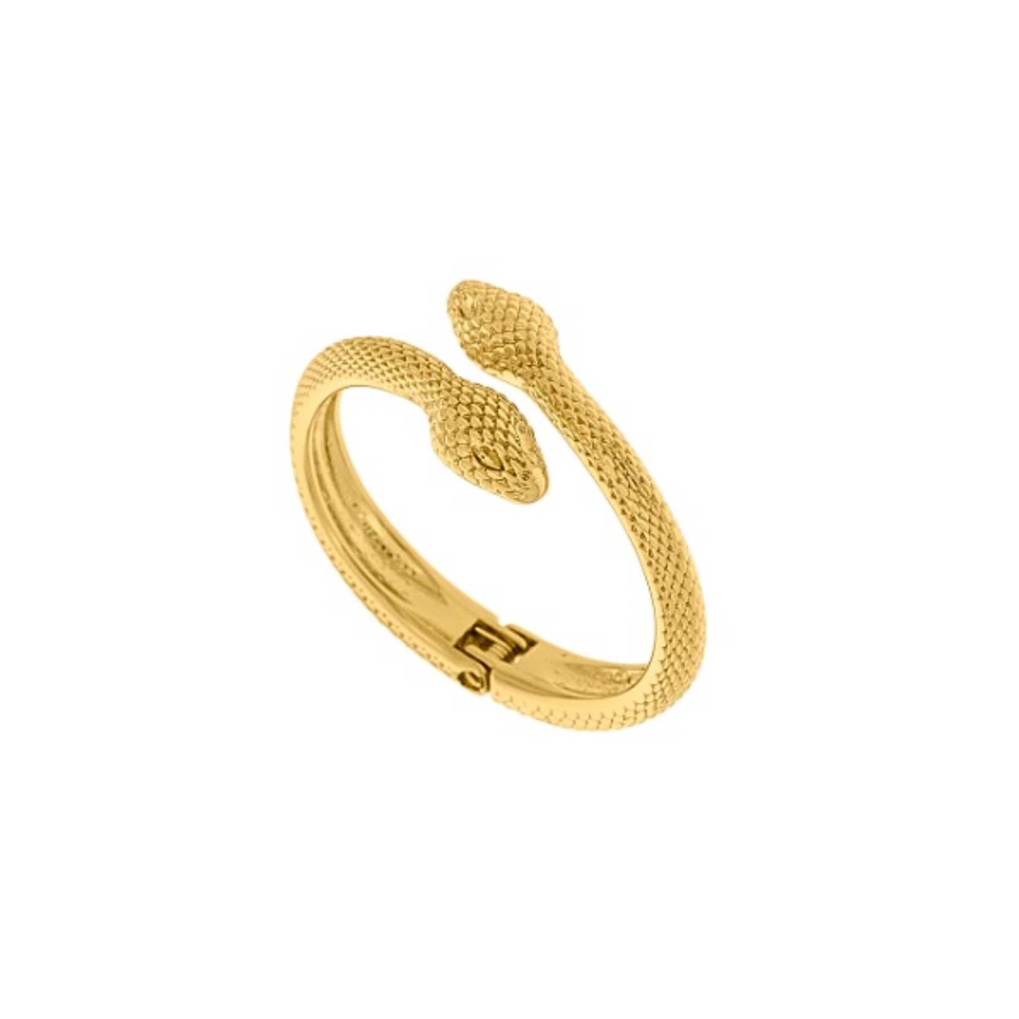 Bracelete Serpente -  Banhado em Ouro 18k Dourado 2