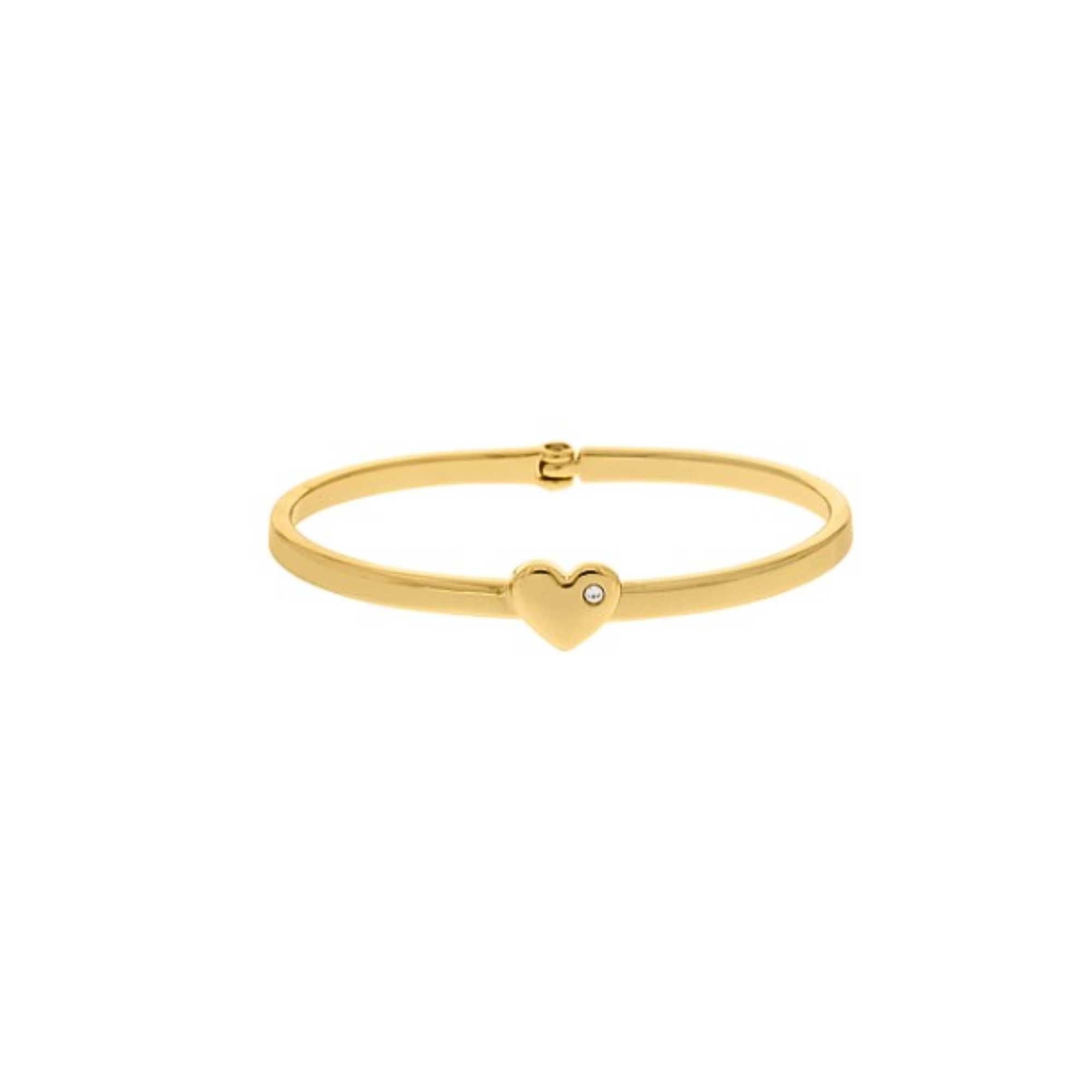 Bracelete Coração - Banhado em Ouro 18k Dourado 1