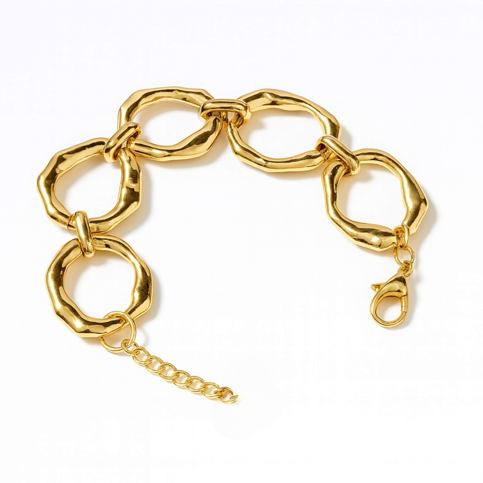 Pulseira Elos Orgânicos -  Banhado em Ouro 18k