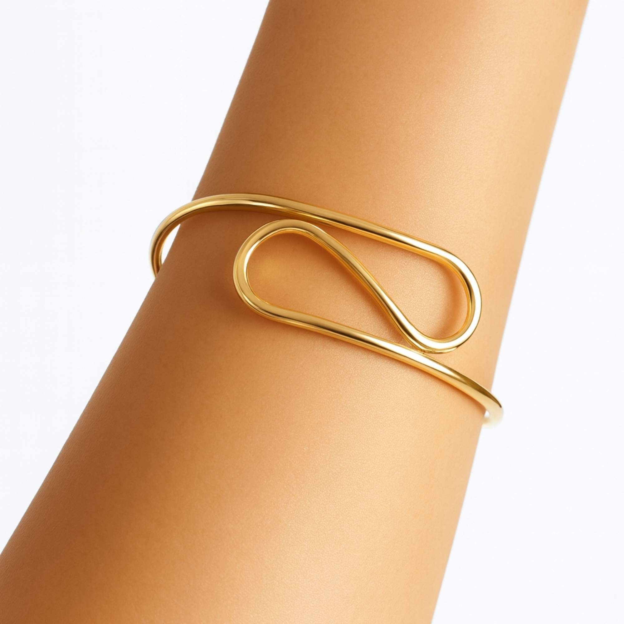 Bracelete Geométrico - Banhado em Ouro 18k Dourado 2