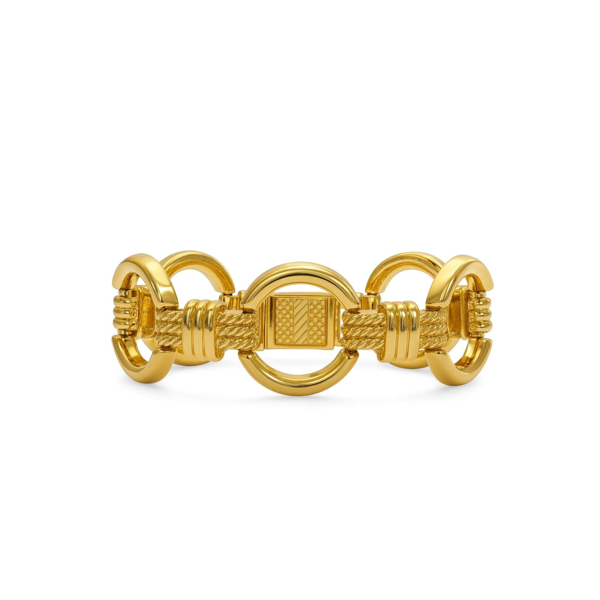 Bracelete Aro Grosso -  Banhado em Ouro 18k