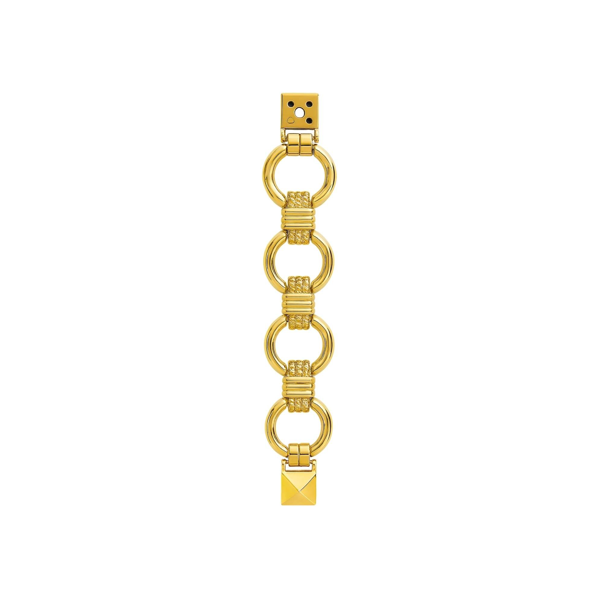 Bracelete Aro Grosso - Banhado em Ouro 18k Dourado 3
