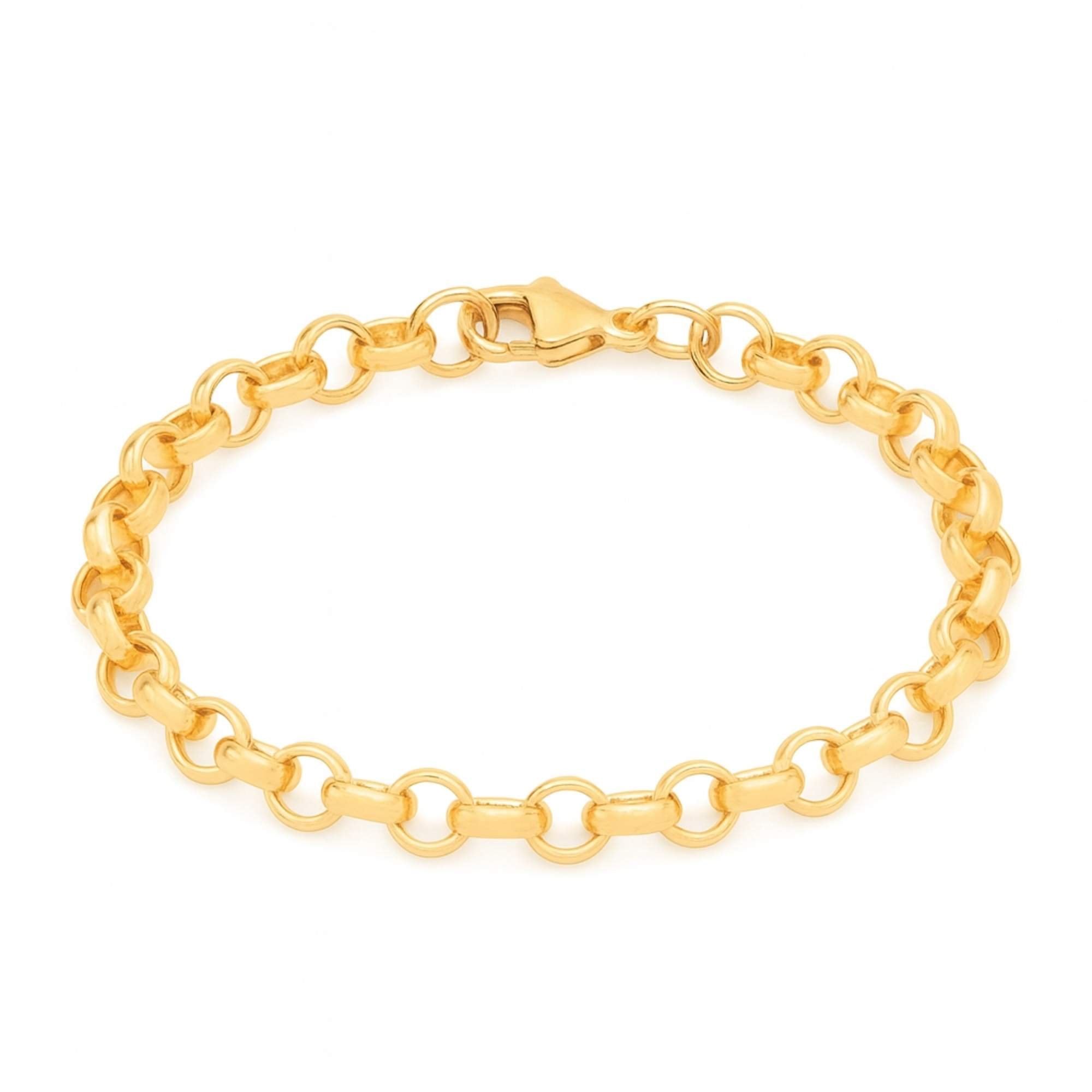 Pulseira Elo Português - Banhado em Ouro 18k
