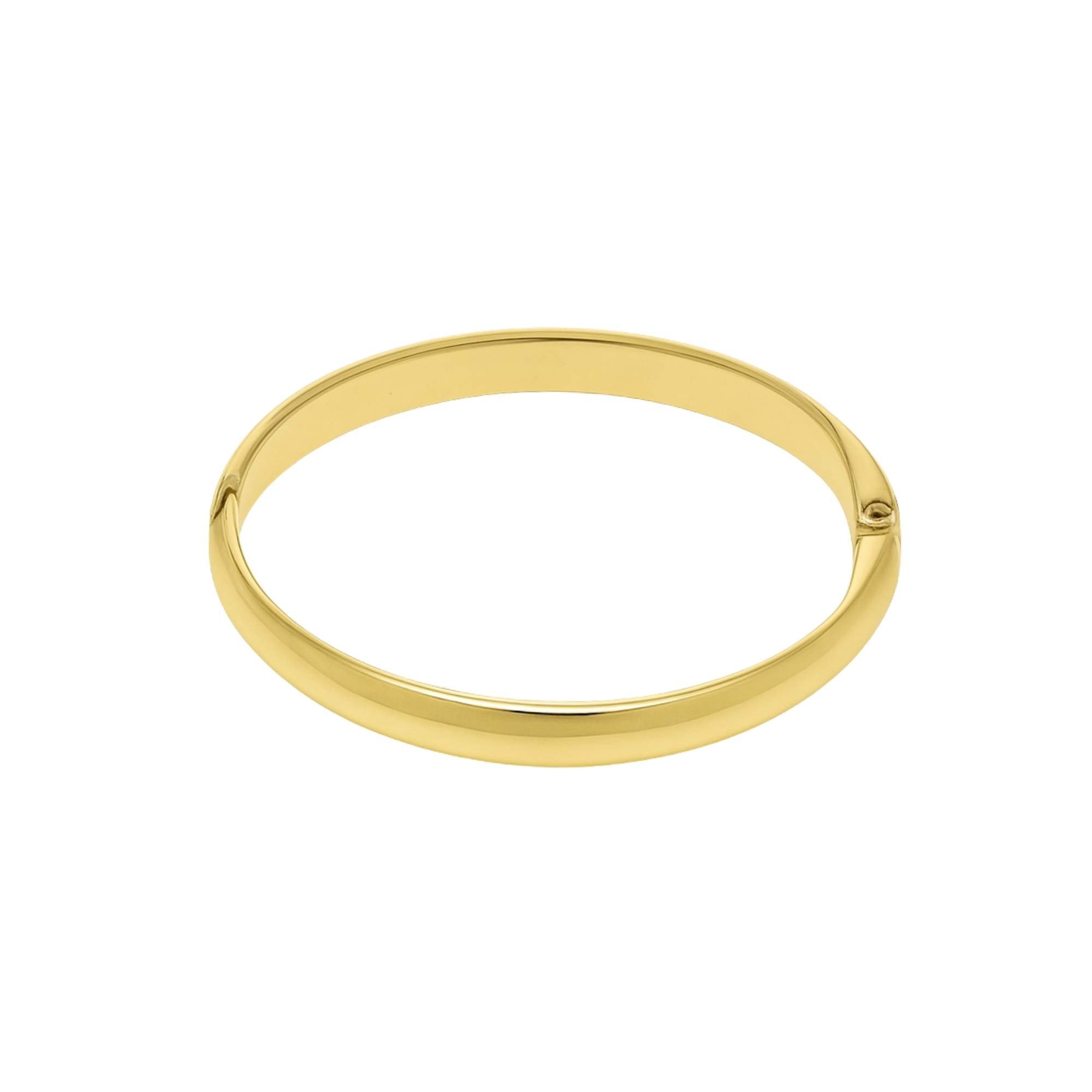 Bracelete Aro Liso -  Banhado em Ouro 18k