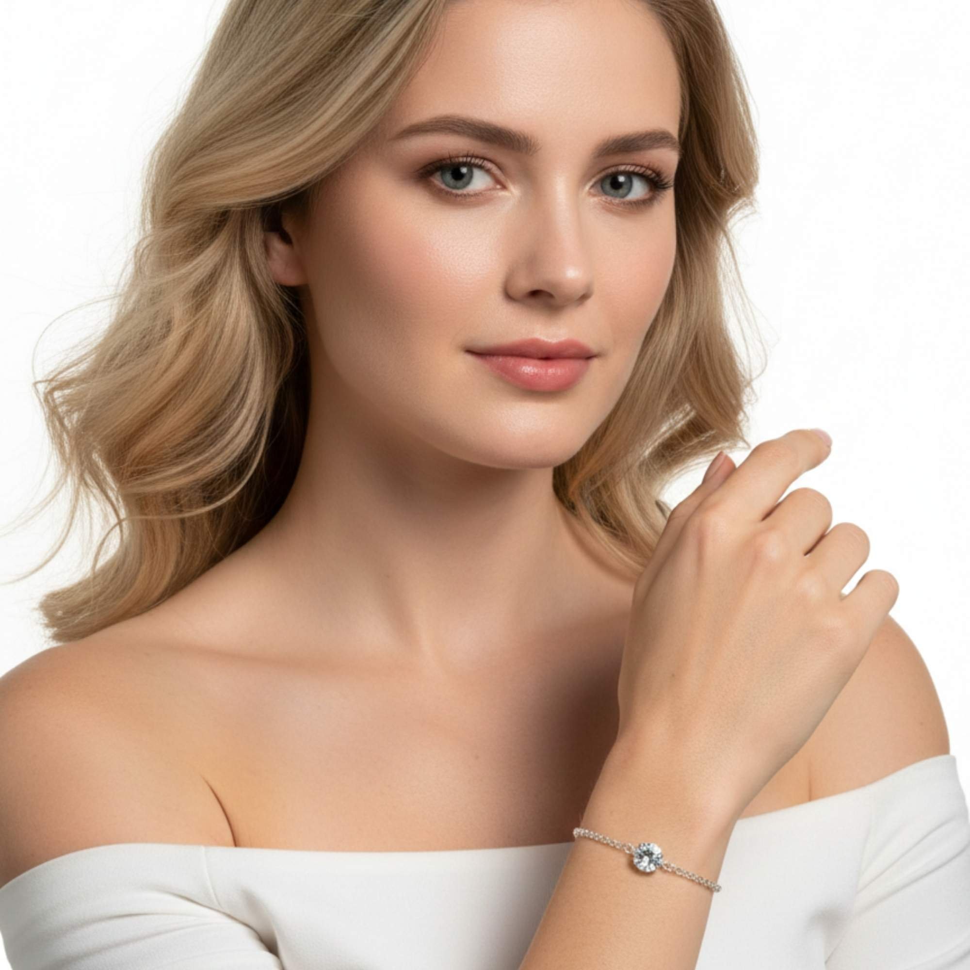 Pulseira Ponto de Luz - Banhada em prata 925 Prata 2