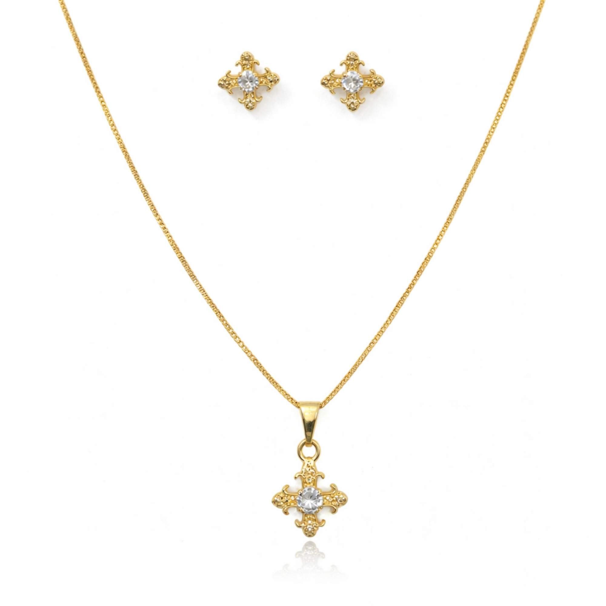 Conjunto Feminino Coleção Imperial - Banhado em Ouro 18k