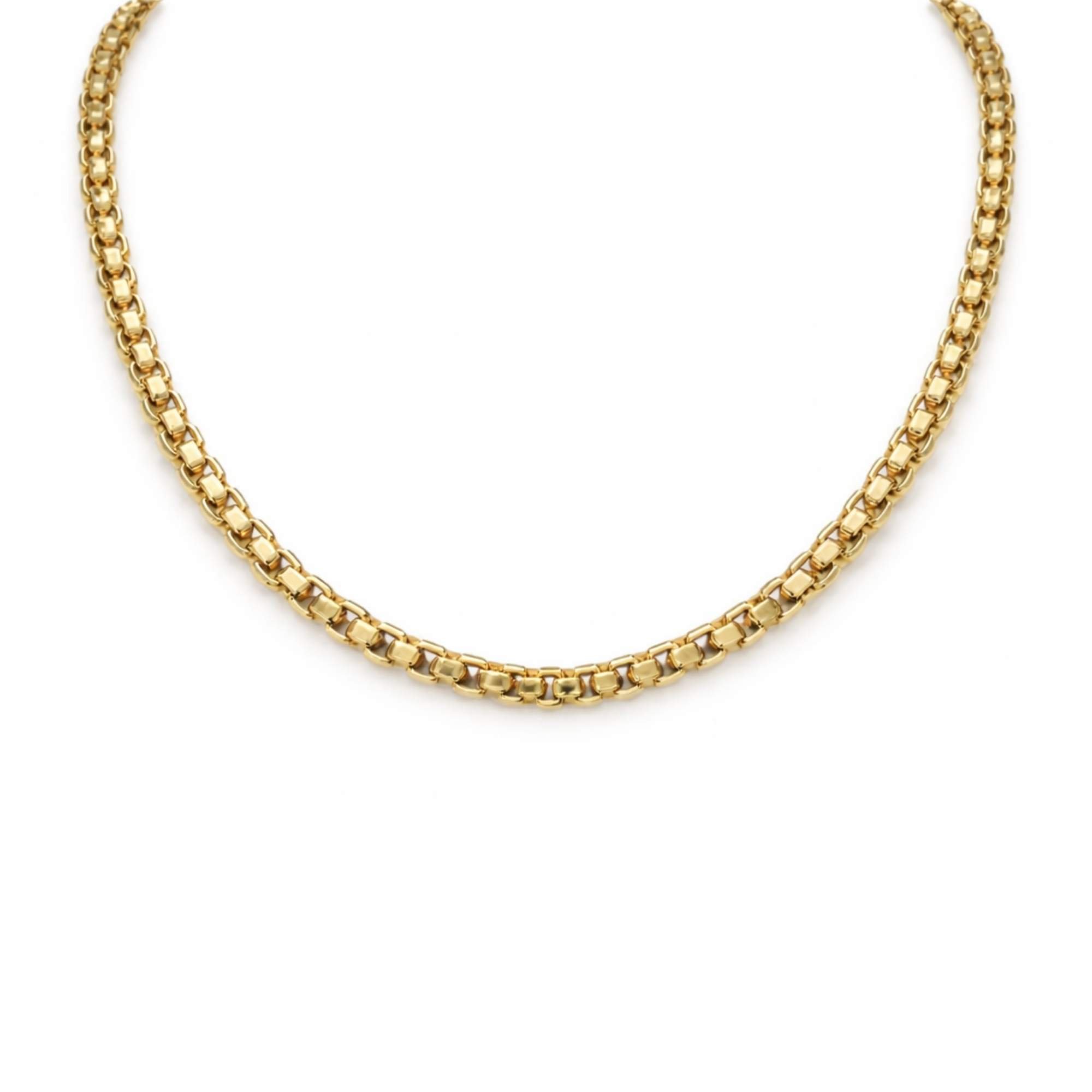 Colar Feminino Veneziana - Banhado em Ouro 18k