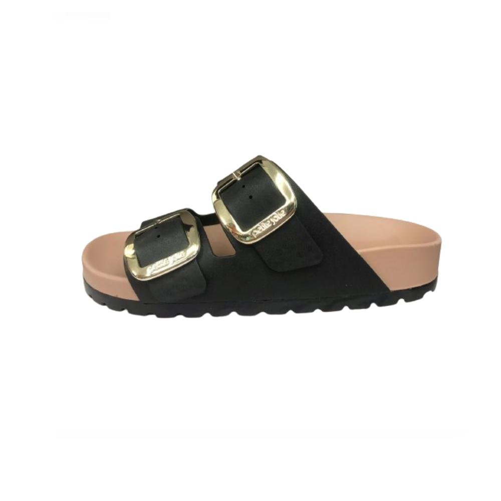 CHINELO PETITE JOLIE COM FIVELA REF: PJ7279 FEMININO Preto 1