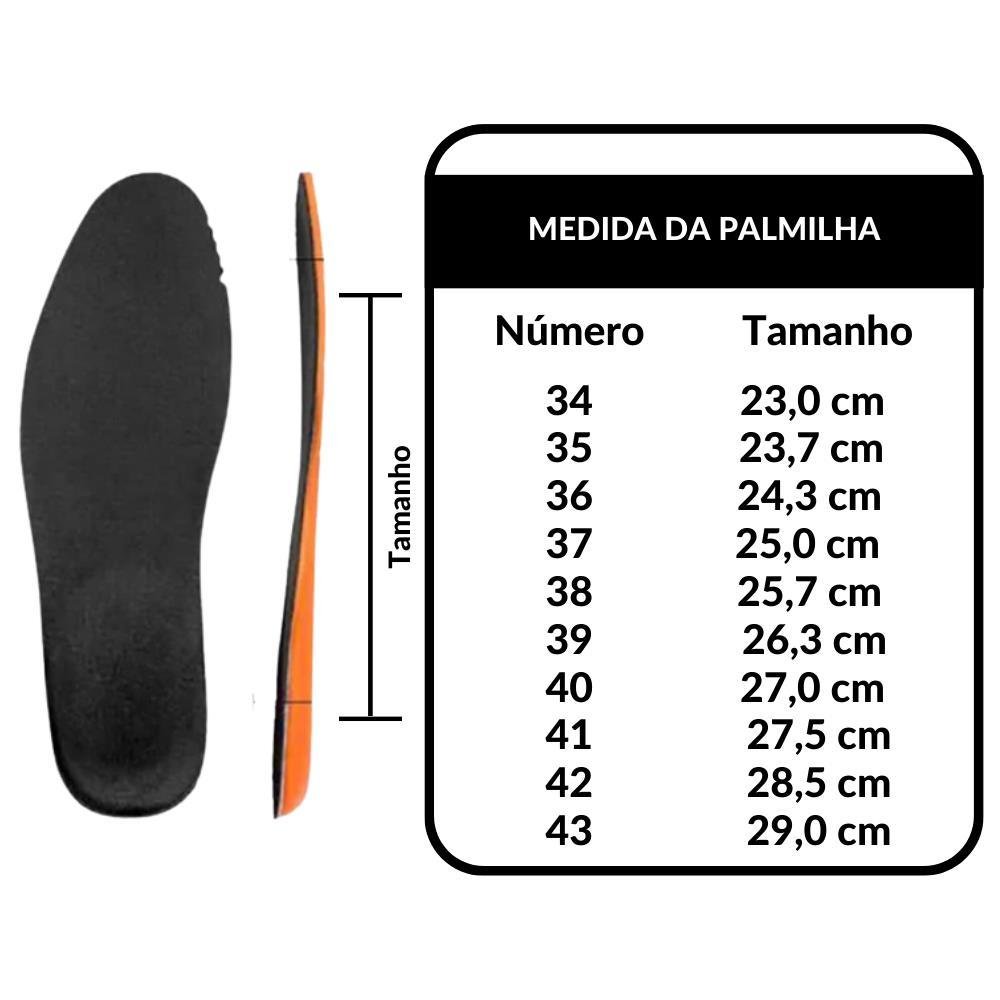 Tênis Feminino Esporte Calce Fácil Caminhada Moderno Preto 6