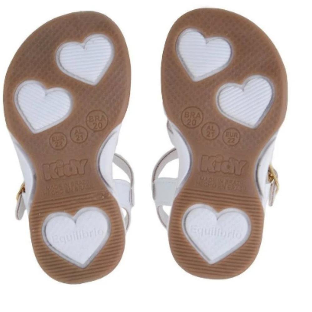 SANDALIA KIDY BABY REF:002-0825 MENINA Branco 5