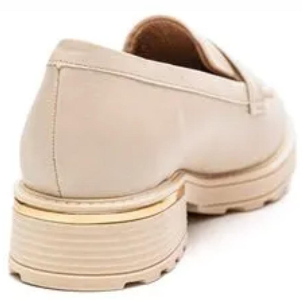 SAPATO PICCADILLY MOCASSIM TRATORADO REF:735006 FEMININO Branco - Main Image