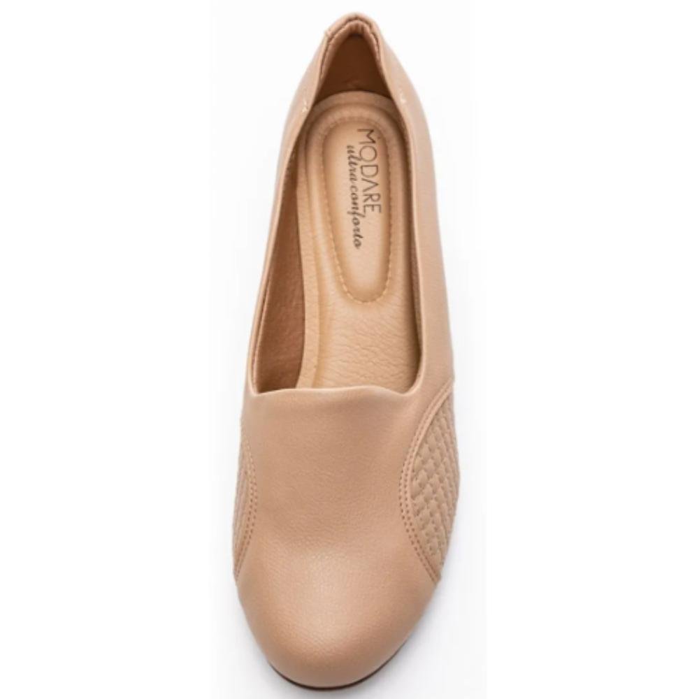 SAPATO MODARE ULTRACONFORTO REF:7014.229 FEMININO Bege 4