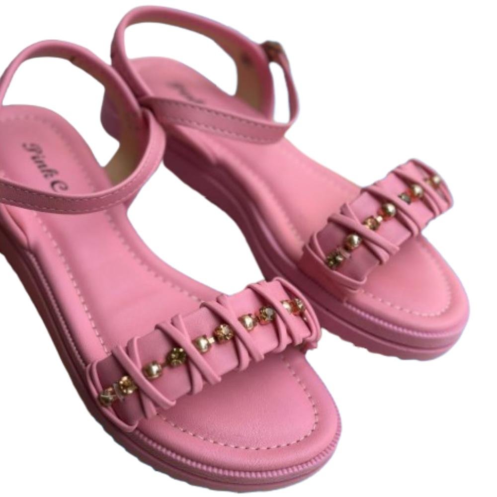 SANDÁLIA PINK CATS FLATFORM REF:V3091 MENINA 28 2