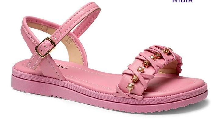 SANDÁLIA PINK CATS FLATFORM REF:V3091 MENINA 28 3