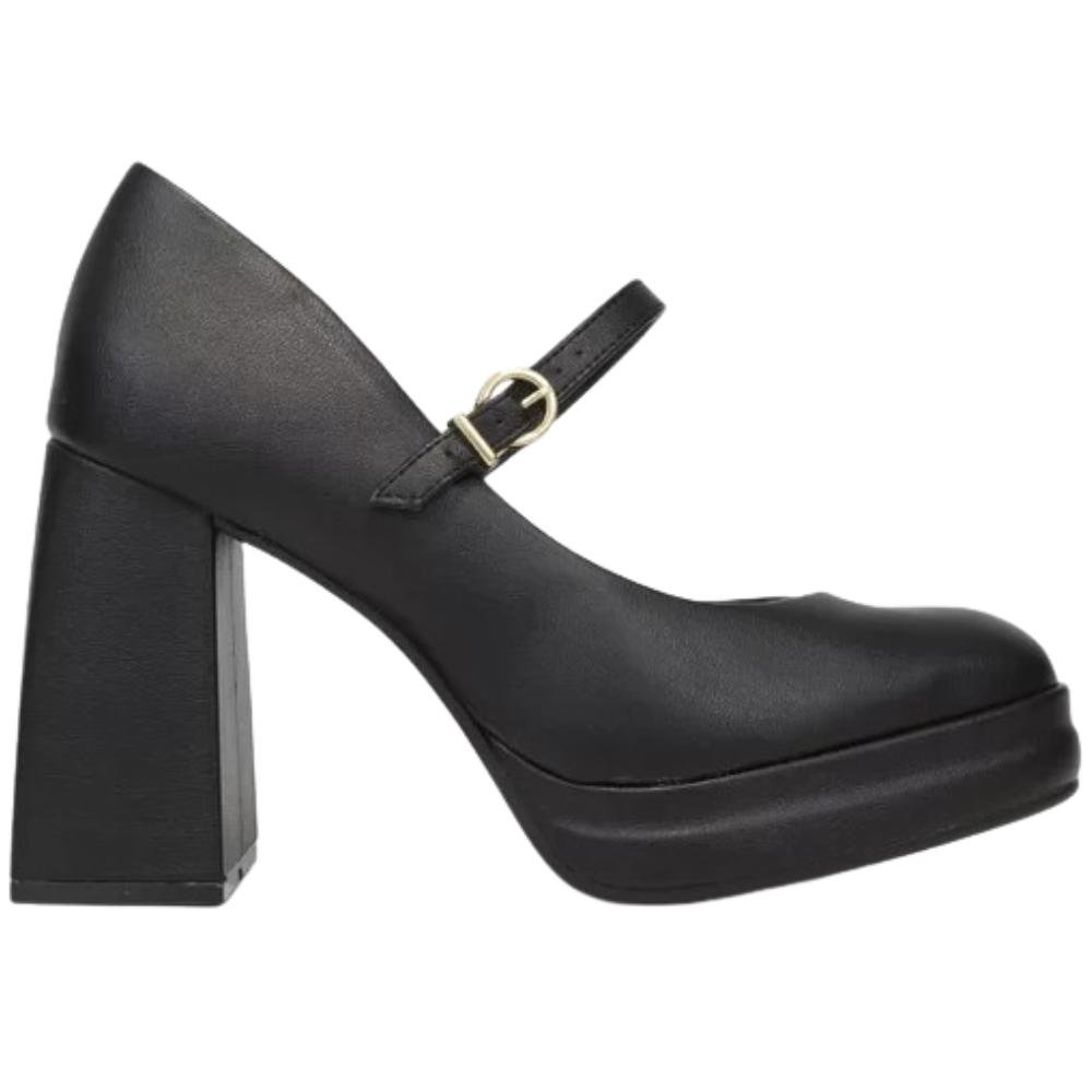 SAPATO BEIRA RIO SALTO ALTO REF:4298.103 FEMININO Preto 1