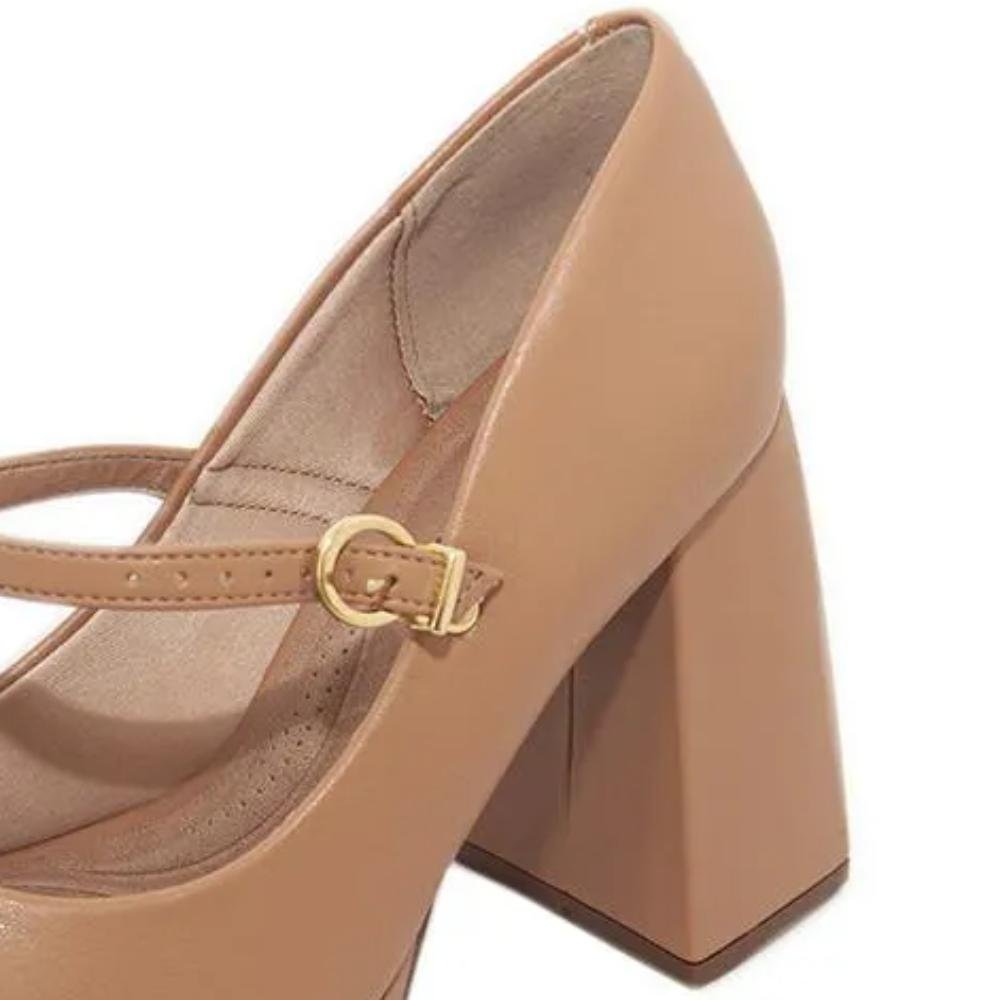 SAPATO BEIRA RIO SALTO ALTO REF:4298.103 FEMININO Marrom 4