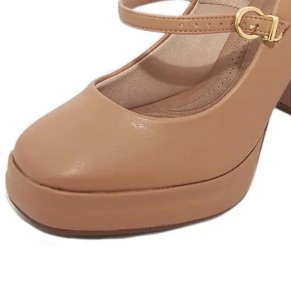 SAPATO BEIRA RIO SALTO ALTO REF:4298.103 FEMININO Marrom 3