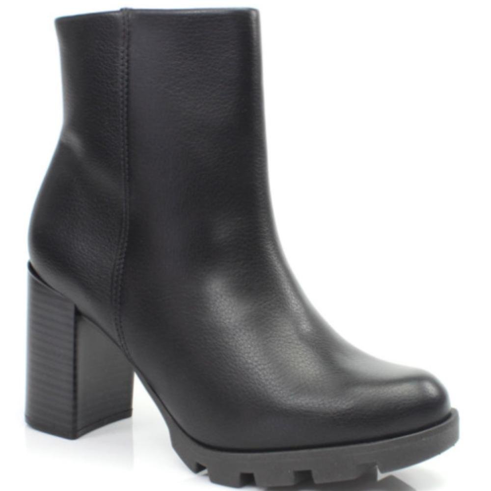 BOTA BEIRA RIO NAPA REF:9074.100 FEMININO Preto 2