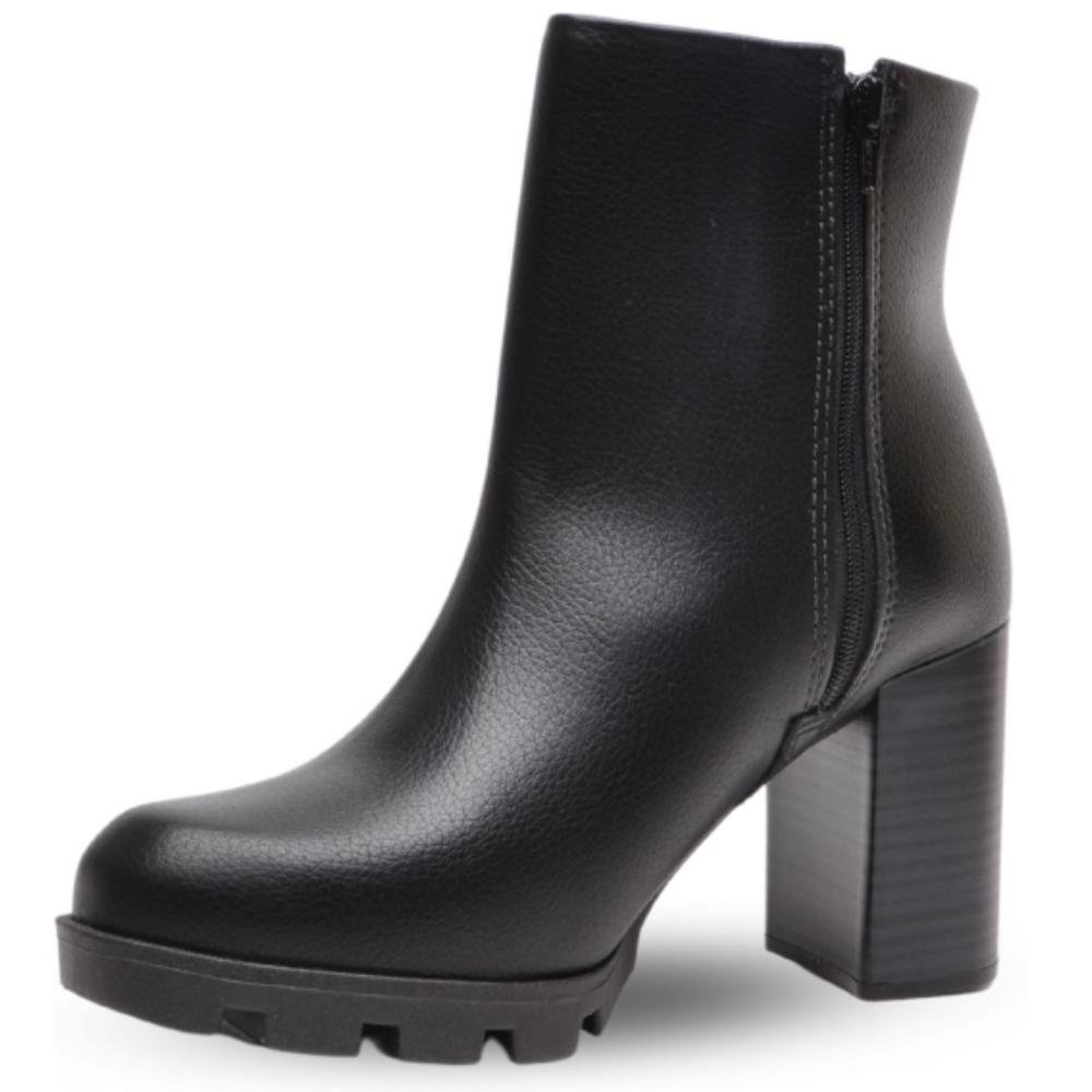 BOTA BEIRA RIO NAPA REF:9074.100 FEMININO Preto 3