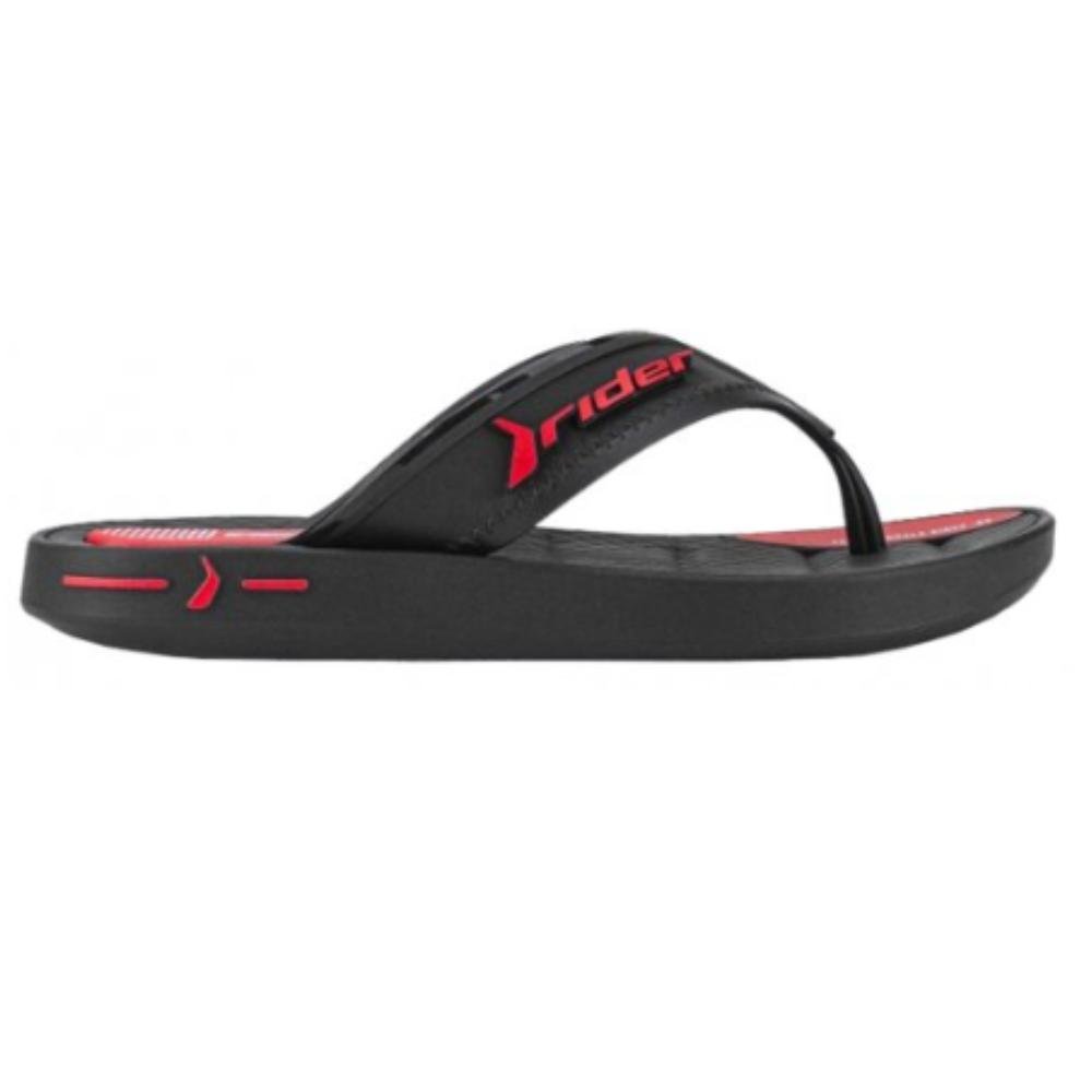 CHINELO RIDER REF: 12015 MASCULINO Preto/Vermelho 4