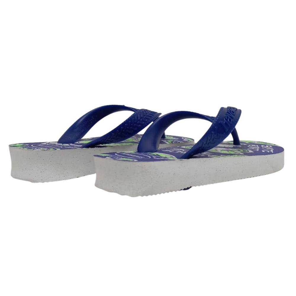 CHINELO HAVAIANAS KIDS REF:7007517 MENINO Branco/Azul/Naval 4