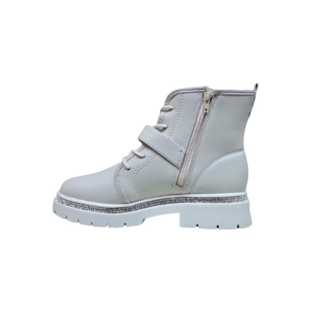 BOTA MOLEKINHA COTURNO REF:2182.202 MENINA Branco 2
