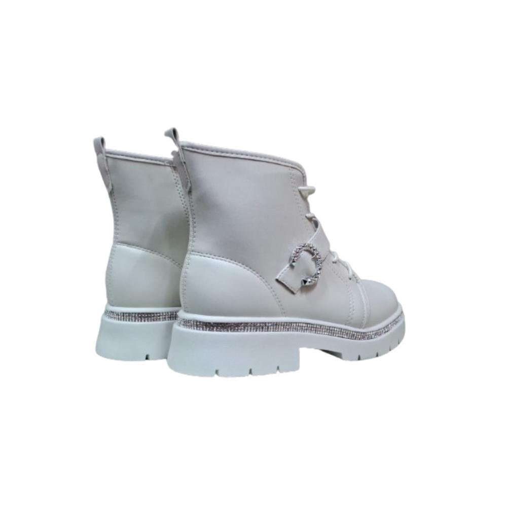 BOTA MOLEKINHA COTURNO REF:2182.202 MENINA Branco 4